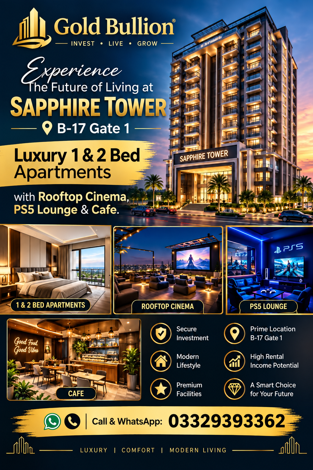 1 bed apartment